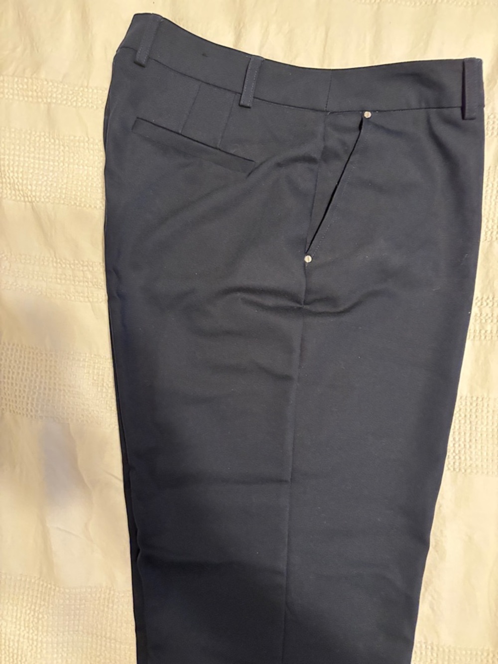 Jones New York Navy Cropped Dress Pants
